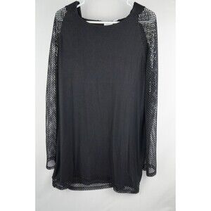 Beach‎ Break Swim Cover Up Women's Large Black with Hood Beach Pool Goth